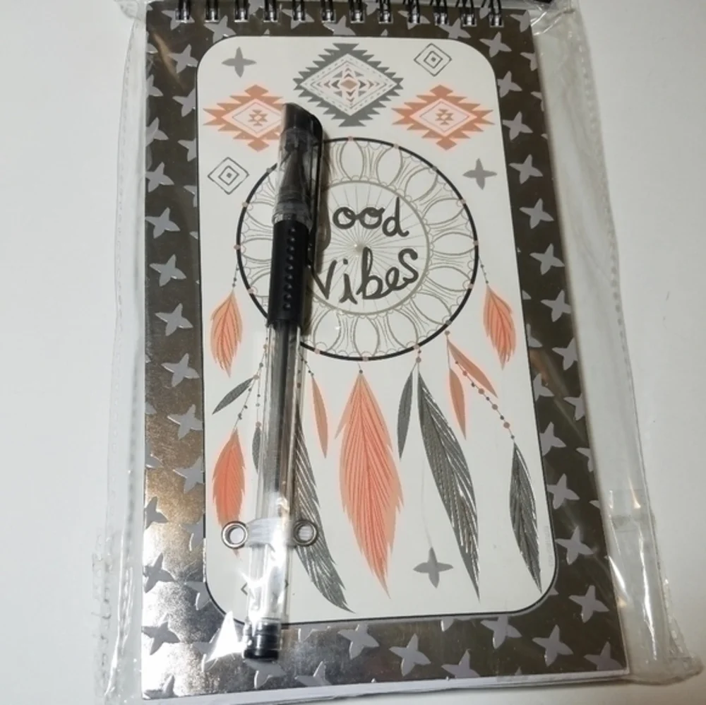 GOOD VIBES Notepad And Gel Pen Duo